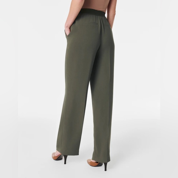 SPANX® Carefree Crepe Trouser - Midnight Olive - Picture 3 of 4